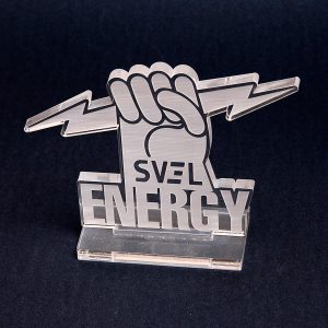 кубок акриловый лазерная гравировка Svel Energy