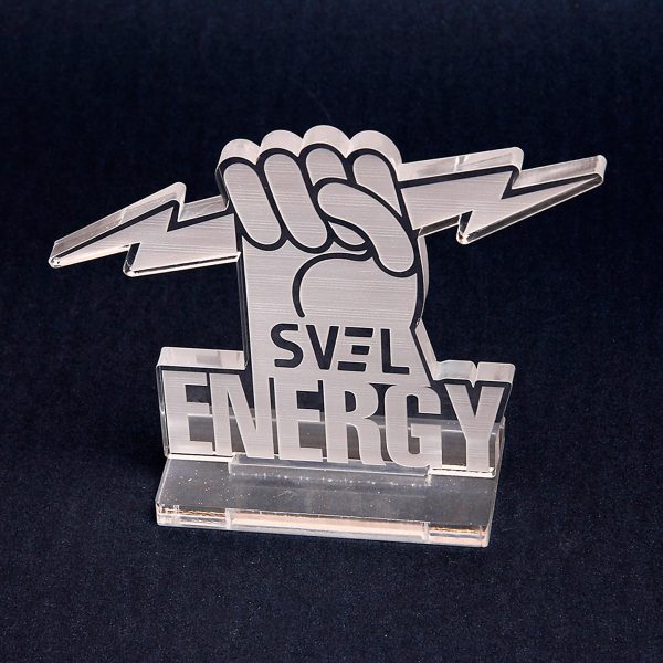 кубок акриловый лазерная гравировка Svel Energy
