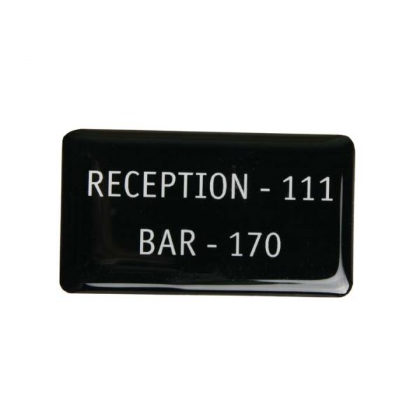 наклейка полимерная Reception Bar